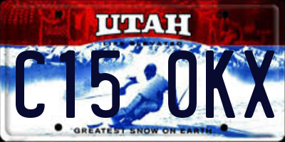 UT license plate C150KX