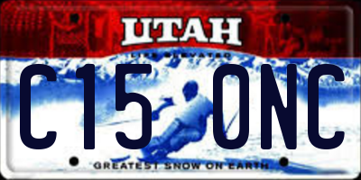 UT license plate C150NC