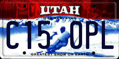 UT license plate C150PL