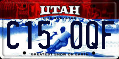 UT license plate C150QF
