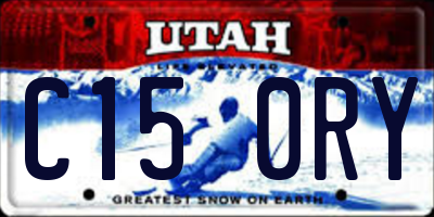 UT license plate C150RY