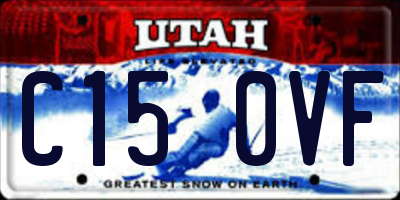 UT license plate C150VF