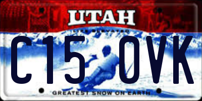 UT license plate C150VK