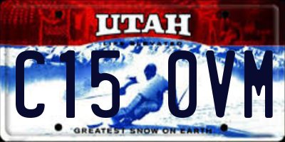 UT license plate C150VM