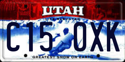 UT license plate C150XK