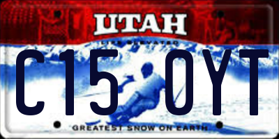 UT license plate C150YT