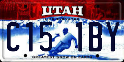 UT license plate C151BY