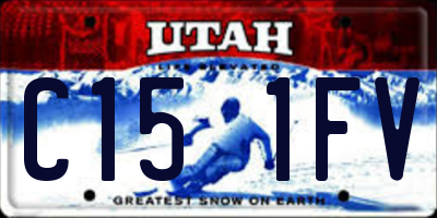 UT license plate C151FV