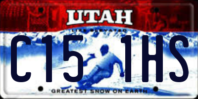UT license plate C151HS