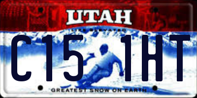 UT license plate C151HT