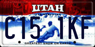 UT license plate C151KF