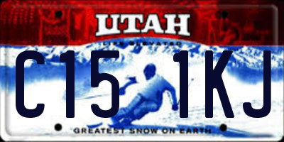 UT license plate C151KJ