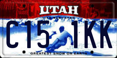 UT license plate C151KK