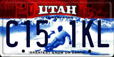 UT license plate C151KL