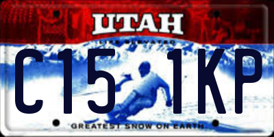 UT license plate C151KP