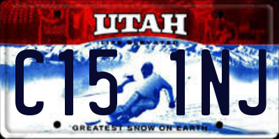 UT license plate C151NJ