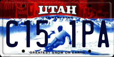 UT license plate C151PA
