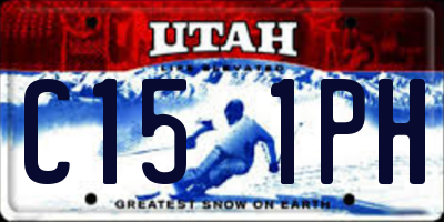 UT license plate C151PH
