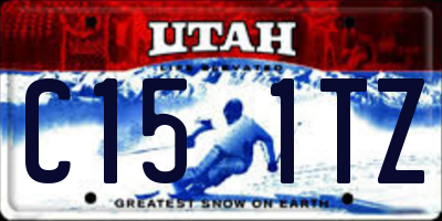 UT license plate C151TZ