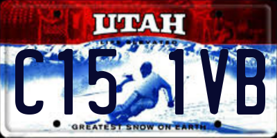 UT license plate C151VB