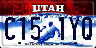 UT license plate C151YQ