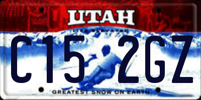 UT license plate C152GZ