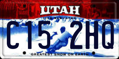 UT license plate C152HQ