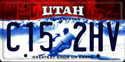 UT license plate C152HV