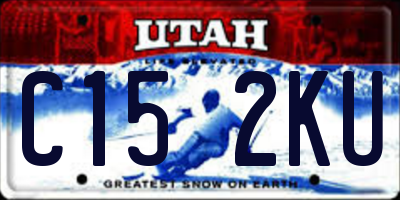 UT license plate C152KU