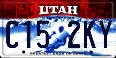 UT license plate C152KY