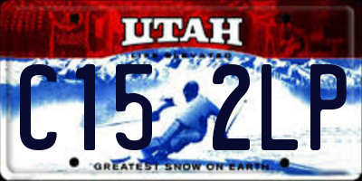 UT license plate C152LP