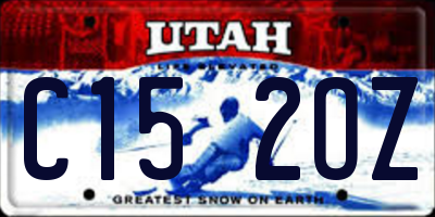 UT license plate C152OZ