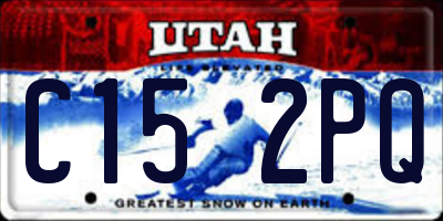 UT license plate C152PQ