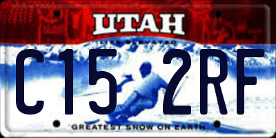 UT license plate C152RF