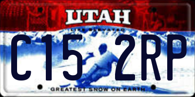UT license plate C152RP