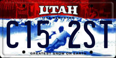 UT license plate C152ST