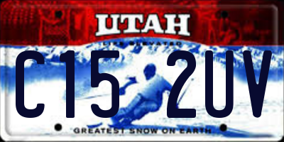 UT license plate C152UV