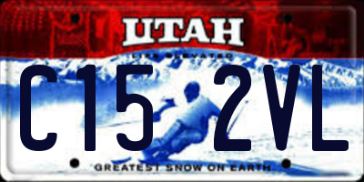 UT license plate C152VL