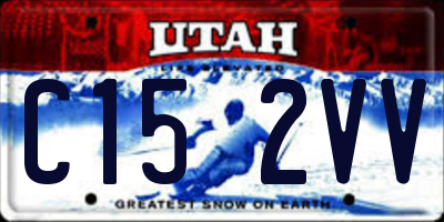 UT license plate C152VV