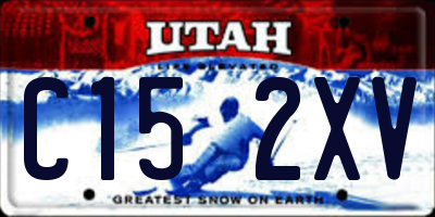 UT license plate C152XV