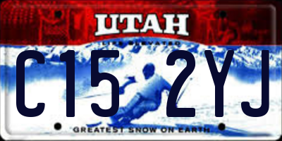 UT license plate C152YJ