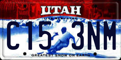 UT license plate C153NM