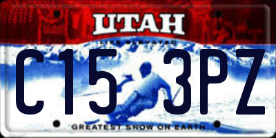 UT license plate C153PZ