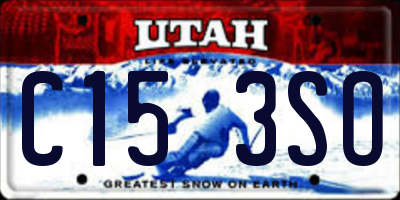 UT license plate C153SO