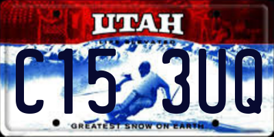 UT license plate C153UQ