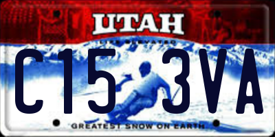 UT license plate C153VA
