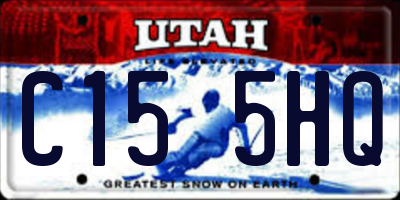 UT license plate C155HQ