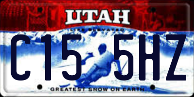 UT license plate C155HZ