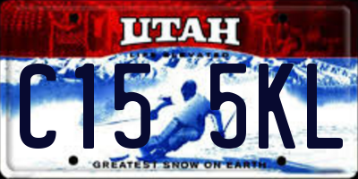 UT license plate C155KL