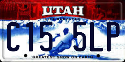 UT license plate C155LP